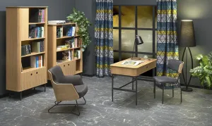 HALMAR Smart REG-1 regál dub prírodný / čierna