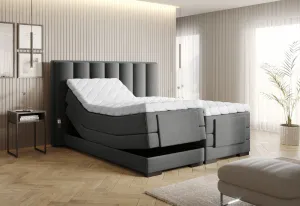 ArtElta Manželská posteľ VEROS Boxspring | elektrická polohovateľná 140 x 200 cm Farba: Flores 04