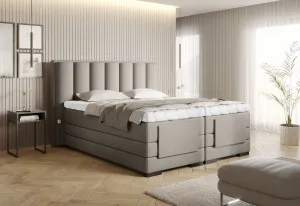 ArtElta Manželská posteľ VEROS Boxspring | elektrická polohovateľná 140 x 200 cm Farba: Poco 07 