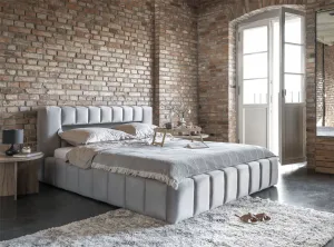 Posteľ Lamica 140x200 + Drevený rám/Štandardný zdvih/kontajner