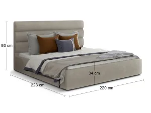 Caramel 200x200 Kovový rám/plynový výťah/kontajner