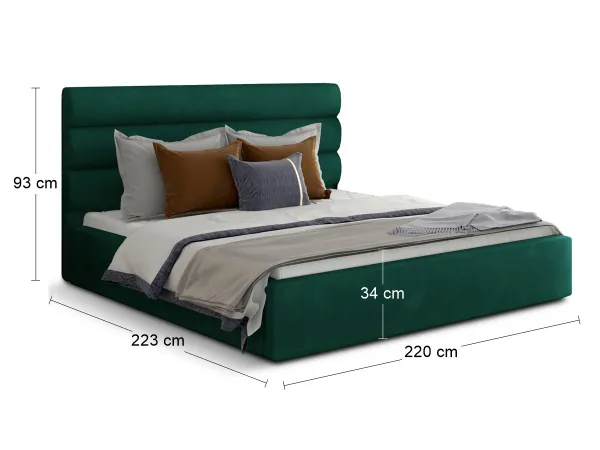 Caramel 200x200 Kovový rám/plynový výťah/kontajner