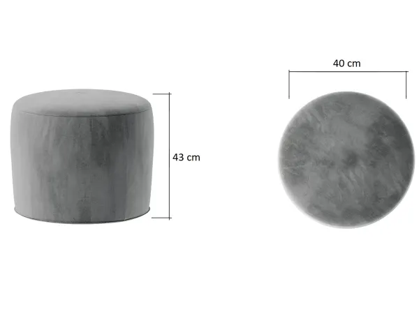 ArtElta Taburetka LINSY Farba: Monolith 48