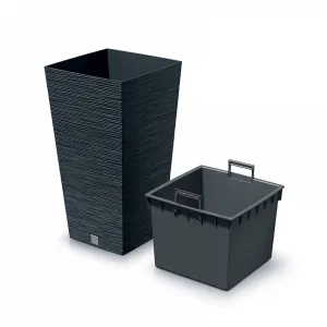NABBI DFSH265 plastový kvetináč 26,5 cm antracit