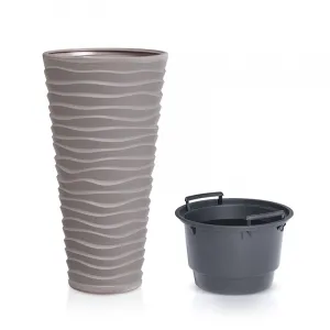 NABBI DPSA300 plastový kvetináč 29,6 cm mocca