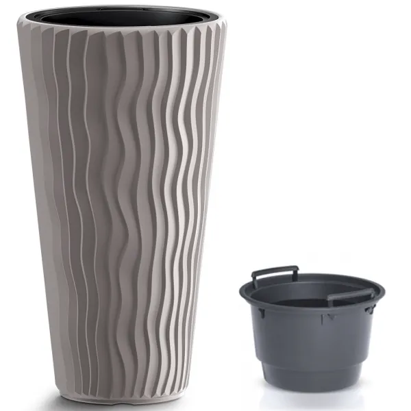 Prosperplast Kvetináč Sandy Slim ( 30 x 53 x 30 cm (Š x V x H), kávová)