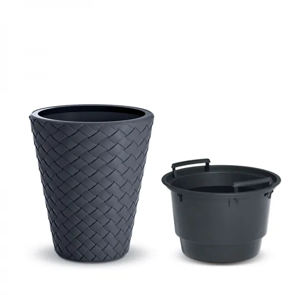 NABBI DBMT300 plastový kvetináč 30 cm antracit