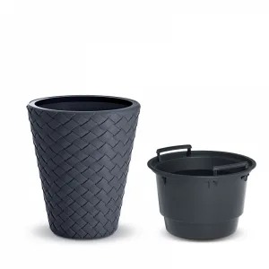 NABBI DBMT300 plastový kvetináč 30 cm antracit