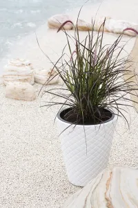 NABBI DBMT300 plastový kvetináč 30 cm biela