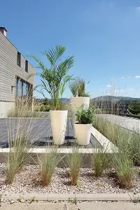 NABBI DBMT300 plastový kvetináč 30 cm biela