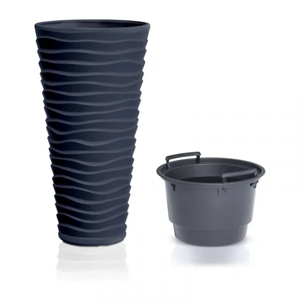 NABBI DPSA300 plastový kvetináč 29,6 cm antracit