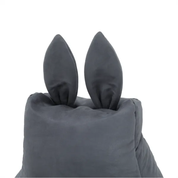 KONDELA Lapin sedací vak sivá