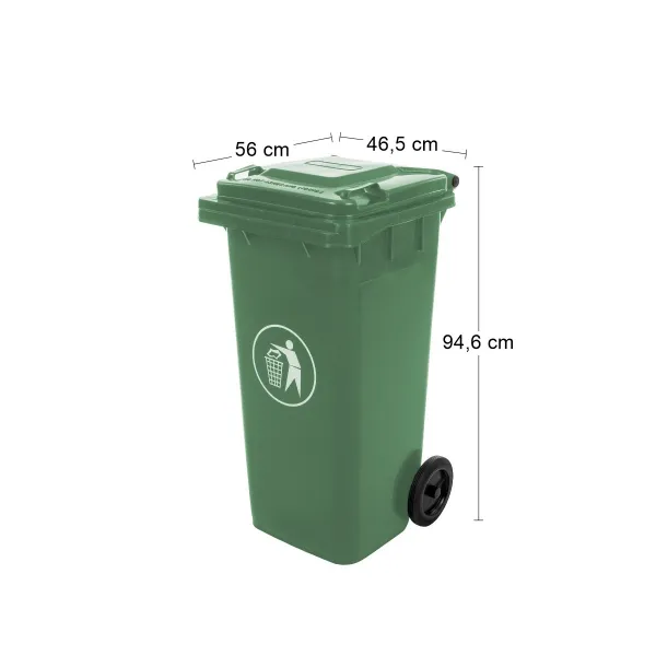 NABBI Mulltonne 120 L popolnica zelená