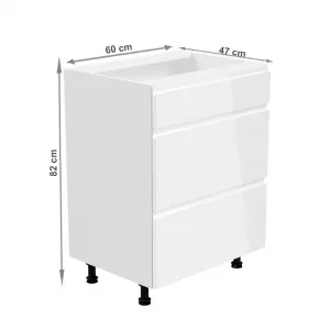Spodná skrinka AURORA D60S3 Tempo Kondela