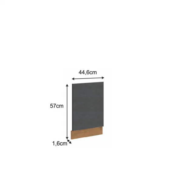 Dvierka na umývačku VEGA ZM 570x446 Tempo Kondela Sivá