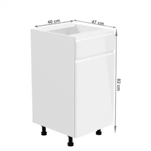 Spodná skrinka AURORA D40S1 - pravá Tempo Kondela