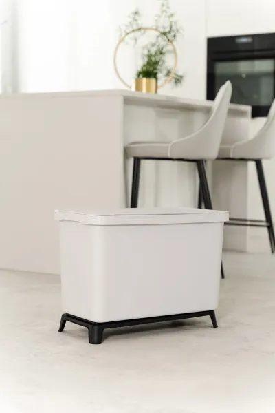 Prosperplast Odpadkový kôš SYSTEMO 3x10 L svetlo šedý