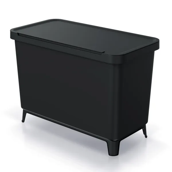 Prosperplast Odpadkový koš SYSTEMO 3x10 L černý