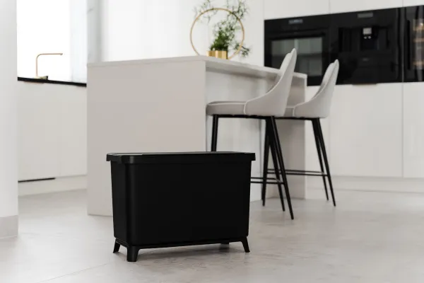 Prosperplast Odpadkový koš SYSTEMO 3x10 L černý