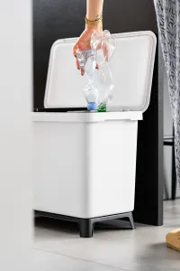 Prosperplast Odpadkový kôš SYSTEMO 2x23 L čierny