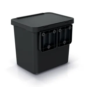 Prosperplast Odpadkový kôš SYSTEMO 29 L sivý