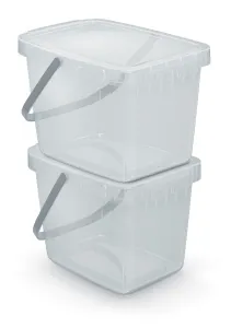 Prosperplast Odpadkový koš System Collec 6 L s víkem transparentní