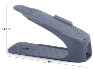 Prosperplast Organizátor na obuv SHOE veľkosť 38-45 antracit