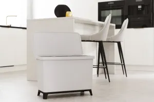 Prosperplast Odpadkový kôš SYSTEMO 2x10 L + 23 L sivý
