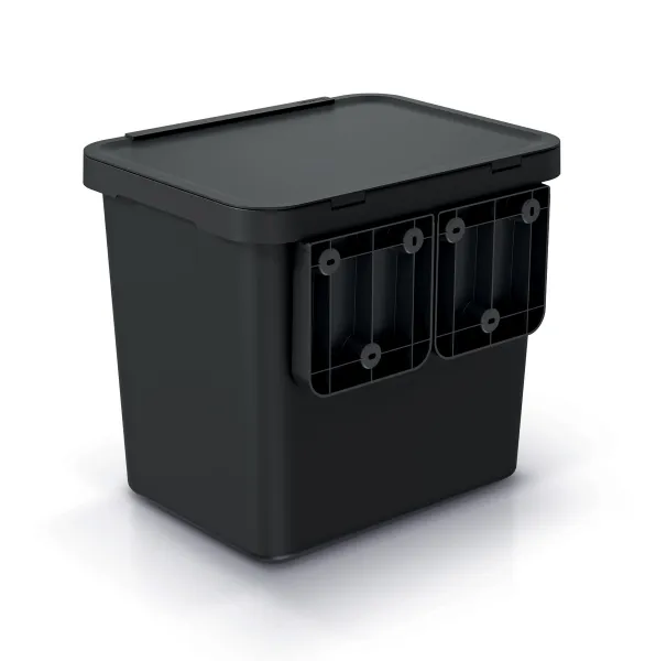 Prosperplast Odpadkový kôš SYSTEMO 2x10 L svetlo šedý
