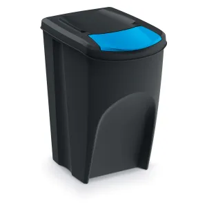 Kôš na triedený odpad Sortibox 35 l, 4 ks, čierna