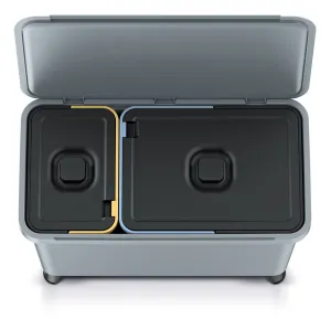 Prosperplast Odpadkový kôš SYSTEMO 10 L + 23 L sivý