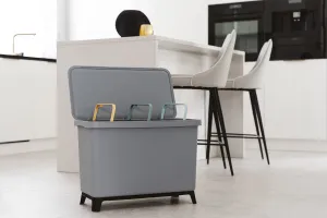 Prosperplast Odpadkový kôš SYSTEMO 3x10 L šedý