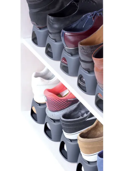 Prosperplast Organizér na boty Spacyshoes velikosti 30-38 antracitový
