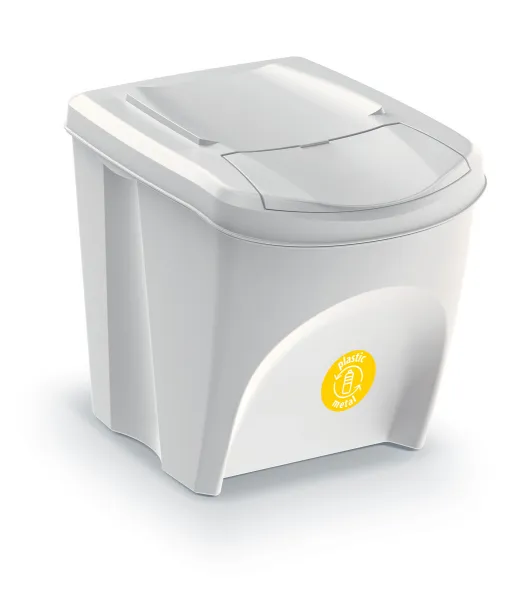 Odpadkový kôš Nabbi Sortibox 3x25 l popolavý