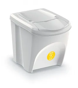 Odpadkový kôš Nabbi Sortibox 3x25 l popolavý