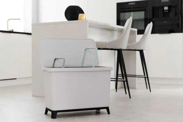 Prosperplast Odpadkový kôš SYSTEMO 10 L + 23 L svetlo šedý