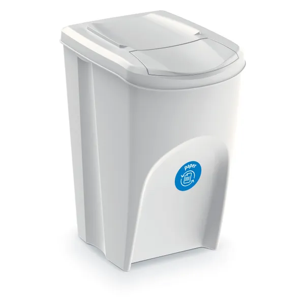 Kôš na triedený odpad Sortibox 35 l, 3 ks​, popolavo sivá