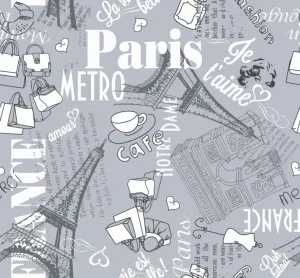 Záves dekoračný, OXY Paris 150 cm, šedý 150 cm