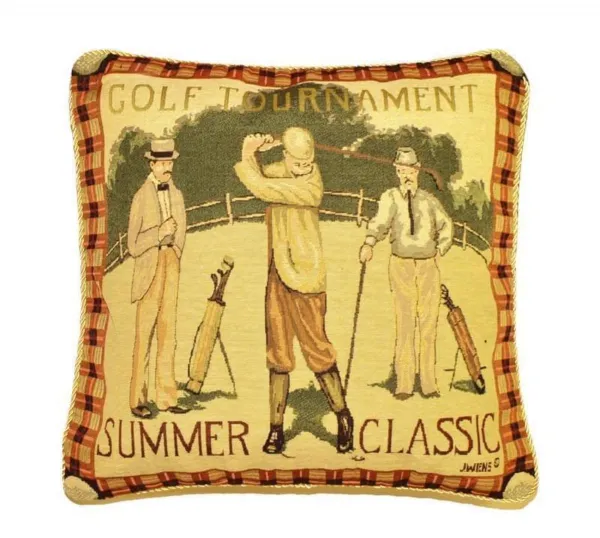 Návlek na vankúš, Ornament Golf, farebný, 43 x 43 cm