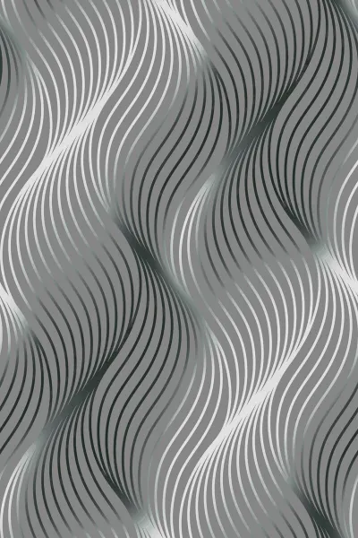 Záves dekoračný alebo látka, OXY Waves, sivý, 150 cm 150 cm