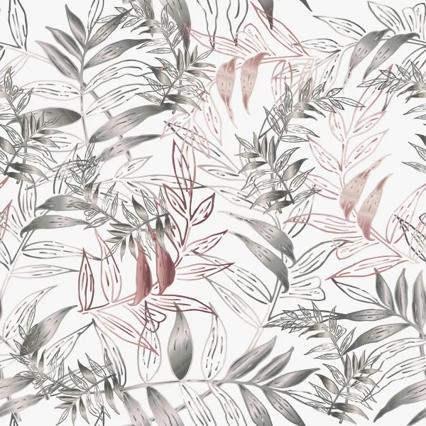 Záves dekoračný alebo látka, Soft Jaseňové lístie, bordový, 150 cm 150 cm