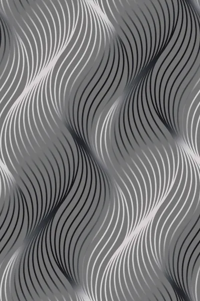 Záves dekoračný alebo látka, Soft Waves, sivý, 150 cm 150 cm