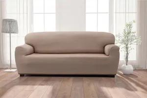 Poťah na sedačku obojstranný elastický, Irpin, béžový dvojkreslo 140 x 180 cm