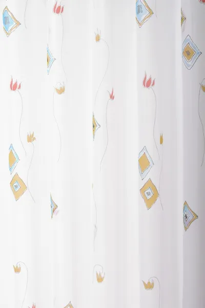 Záclona voálová, Dorka metráž, biela 175 cm