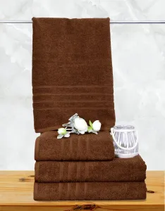 Bavlnený uterák a osuška, Finer hnedý