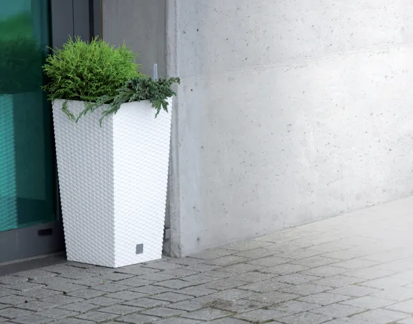 NABBI DRTS200 plastový kvetináč 20 cm biela