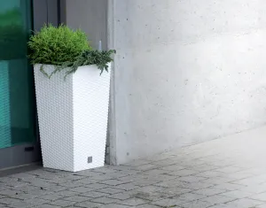 NABBI DRTS200 plastový kvetináč 20 cm biela