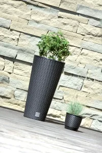 Prosperplast Kvetináč Round Rato biely, varianta 30 cm