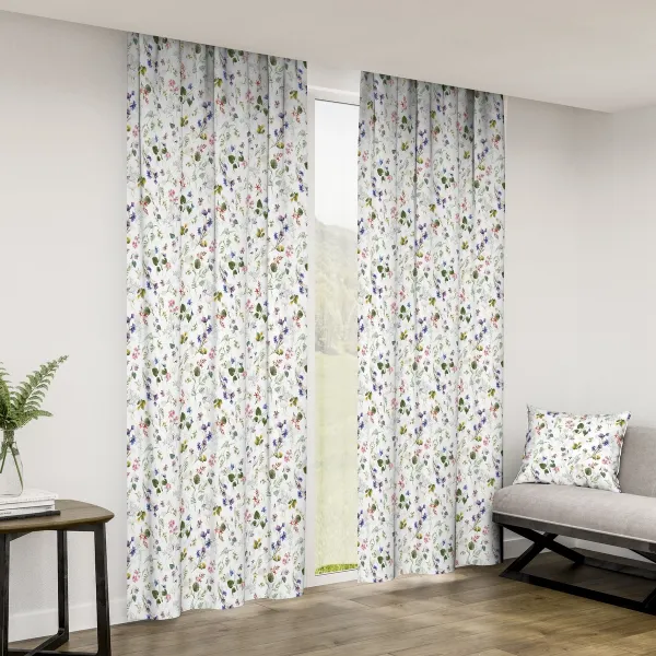 Záves dekoračný alebo látka, OXY Farebná lúka, 150 cm 150 cm