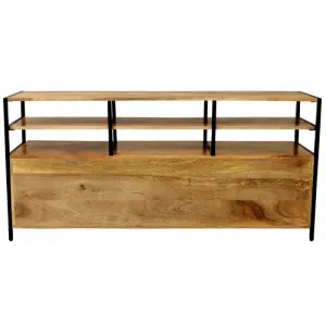 indickynabytok.sk - TV stolík Gita 160x75x45 indický masív mango